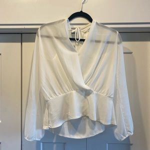 Naked Zebra White Blouse